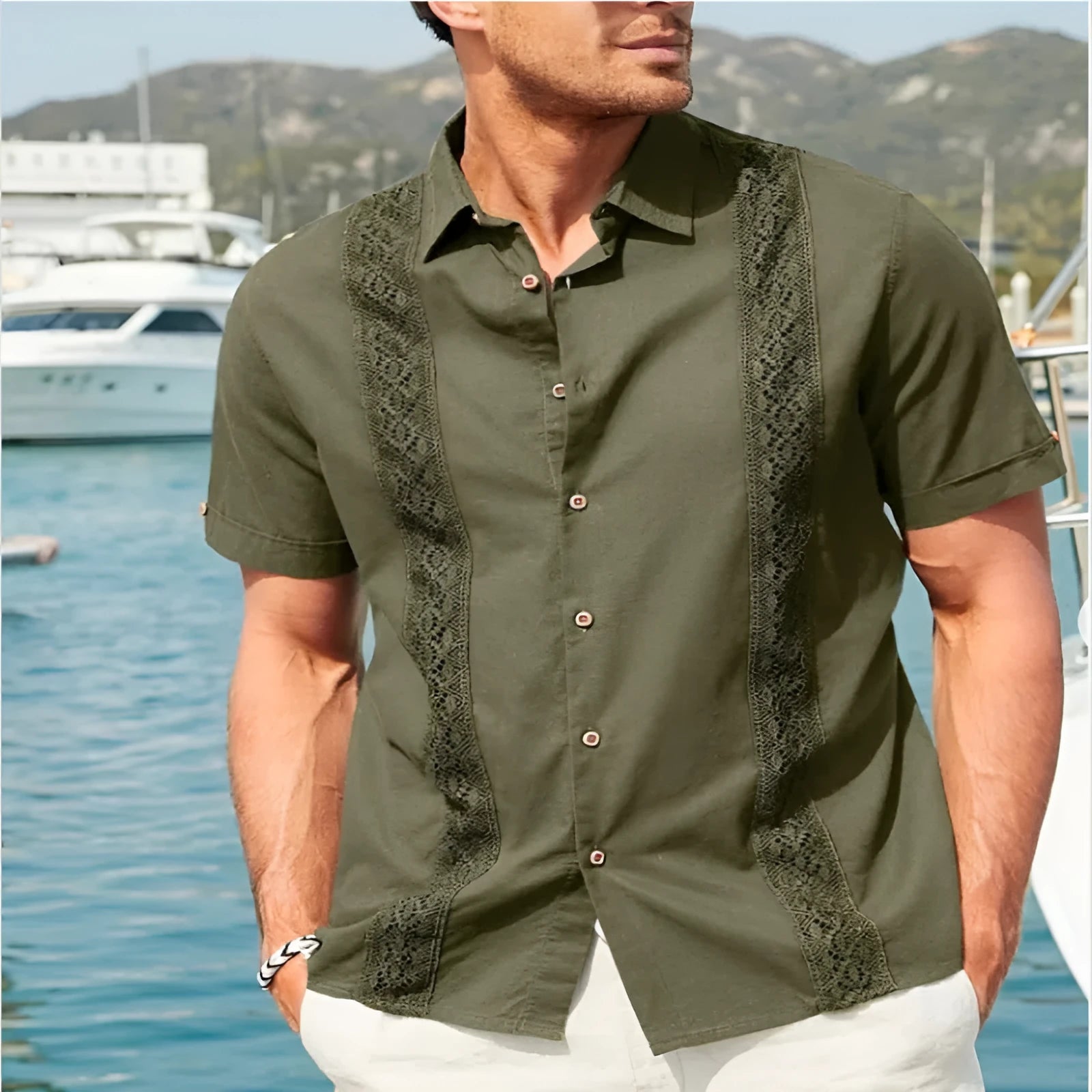 Plus size men's digital print short sleeve shirt in flower pattern, polyester, cardigan style, sizes S to 5XL