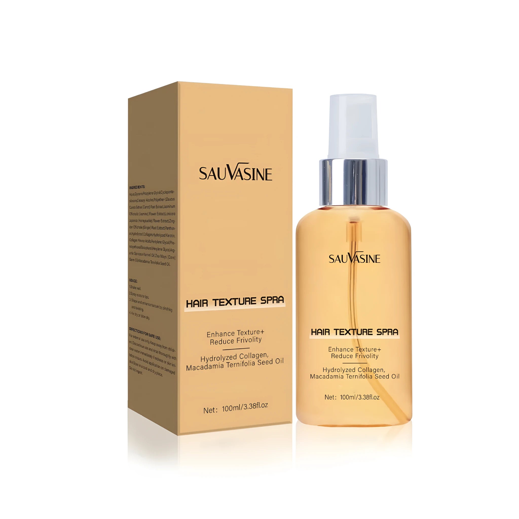 SWX-248 hair care spray bottle for reducing frizz and moisturising scalp, 100ml.