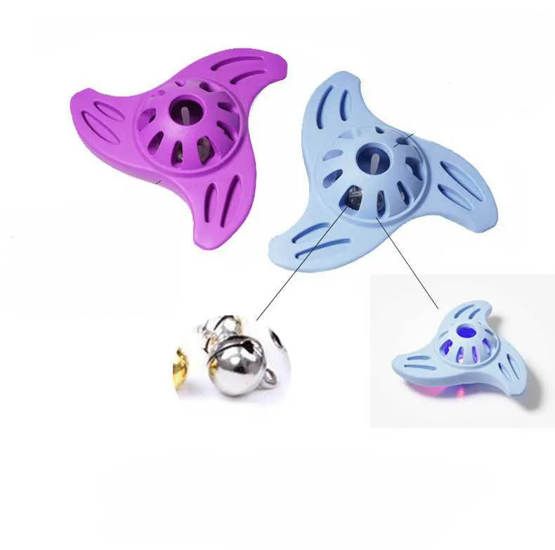 Blue nylon Boomerang Molar dog chew toy for medium and large puppies.