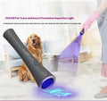 Aluminium UV flashlight for detecting pet urine stains and insects with USB-C charging port