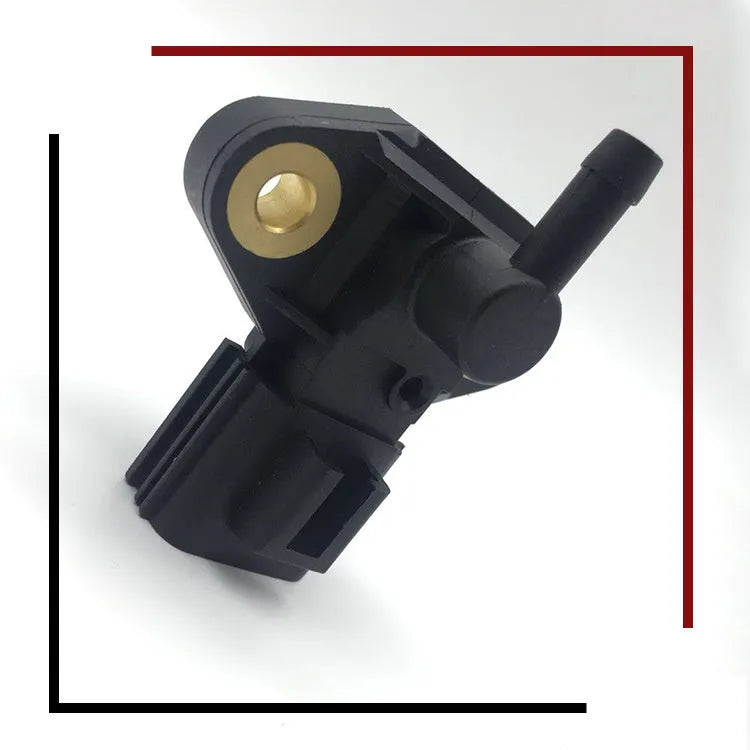 Black automotive intake manifold pressure sensor for Ford and Lincoln vehicles