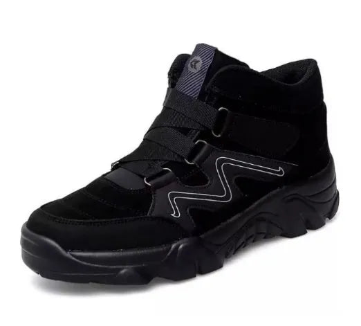 A pair of men's classic lace-up casual shoes on a plain background.