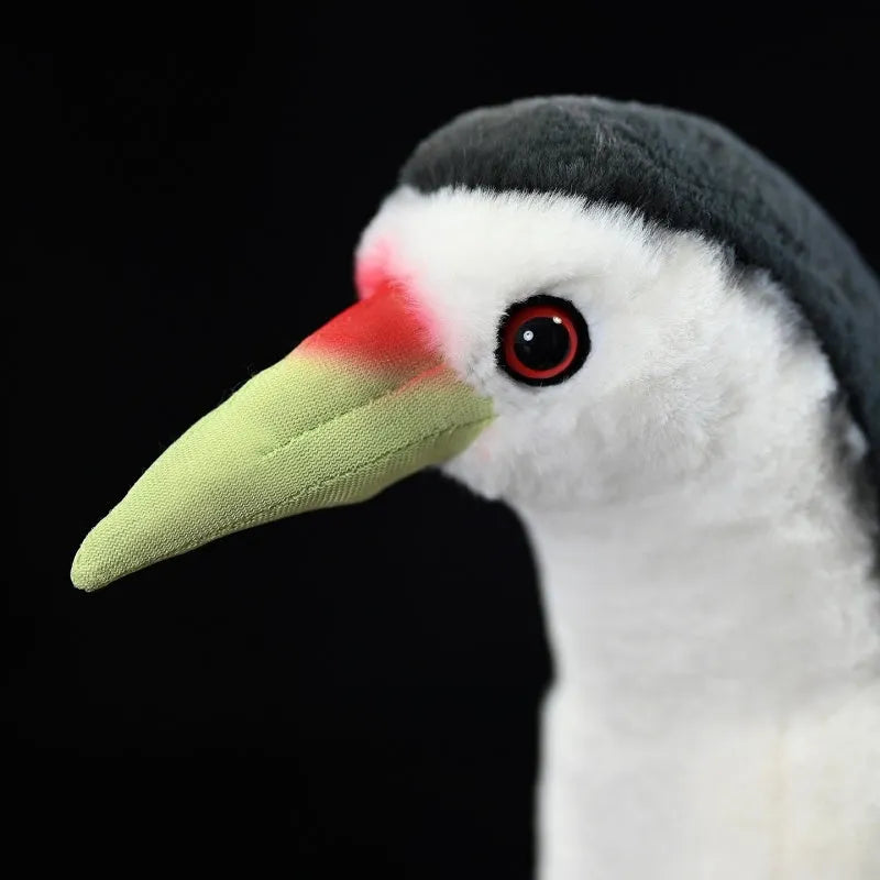 White-bellied rail plush toy 27cm polyester white-faced rail doll with white-breasted waterhen colours
