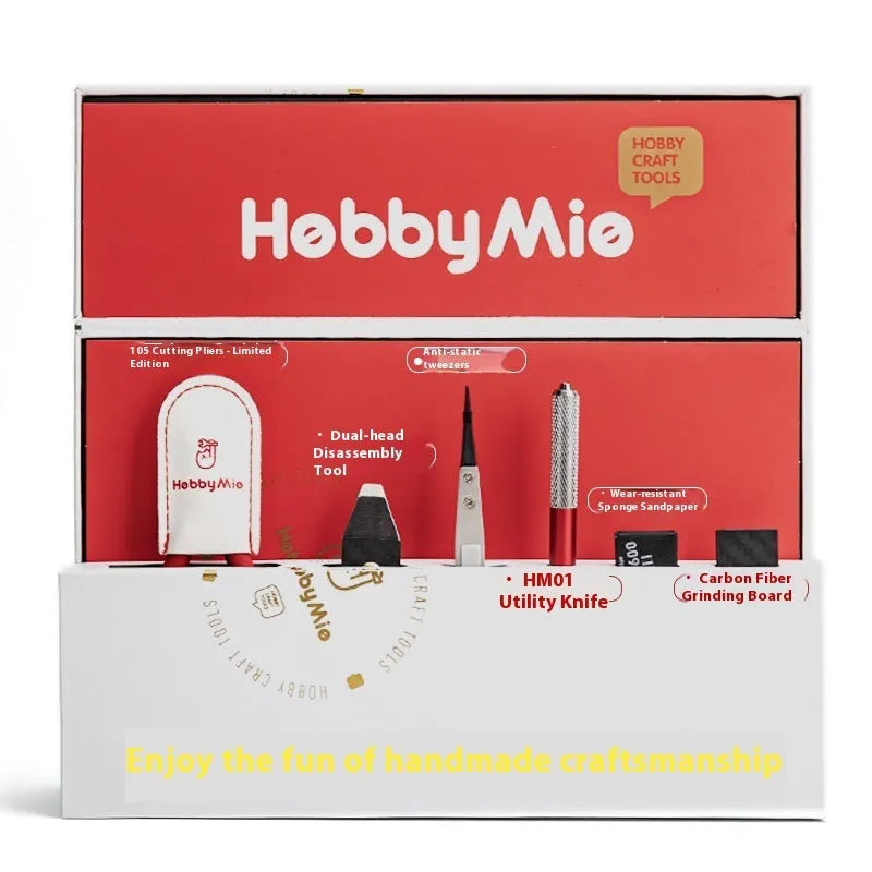 Meow Maker Model Tool Featured Set metal hand tools for crafts and DIY projects.