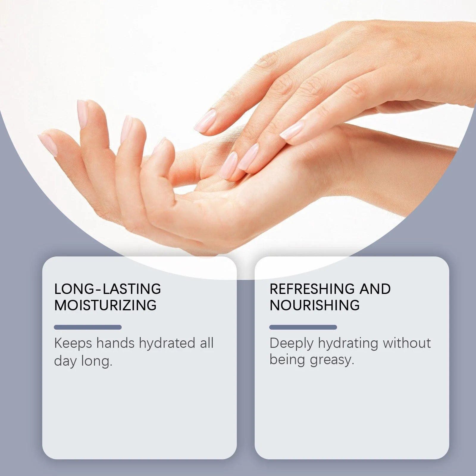 30g tube of moisturising fragrance hand cream showing hyaluronic acid and glycerin on label.