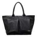 Sporty simplicity shoulder bag in solid colour with expandable 20-35L capacity