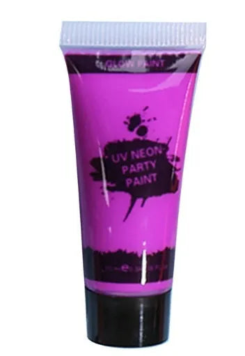 25ml tube of neon face and body paint in safe non-toxic formula