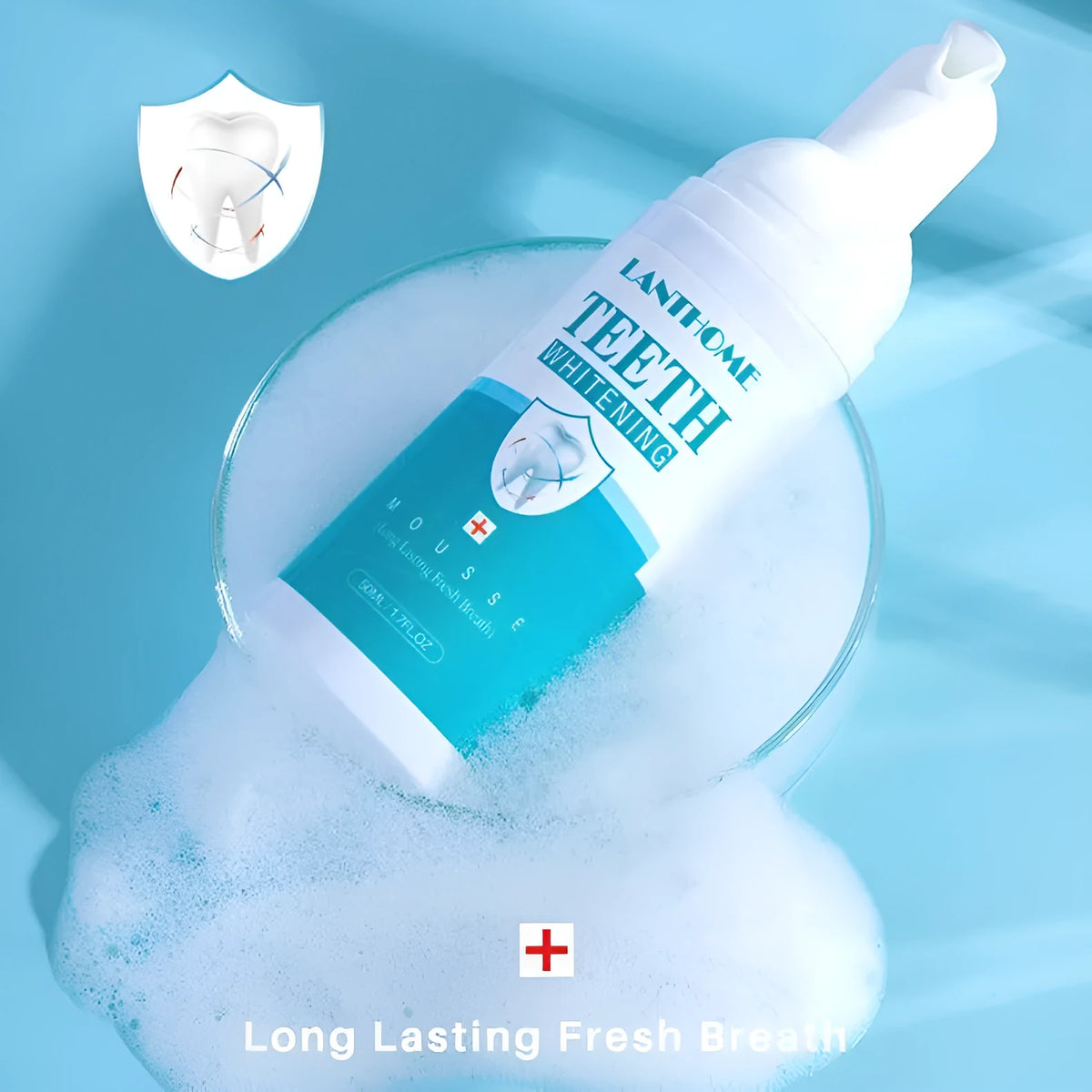 Teeth whitening mousse 50ml oral care foam for adult whitening cleaning