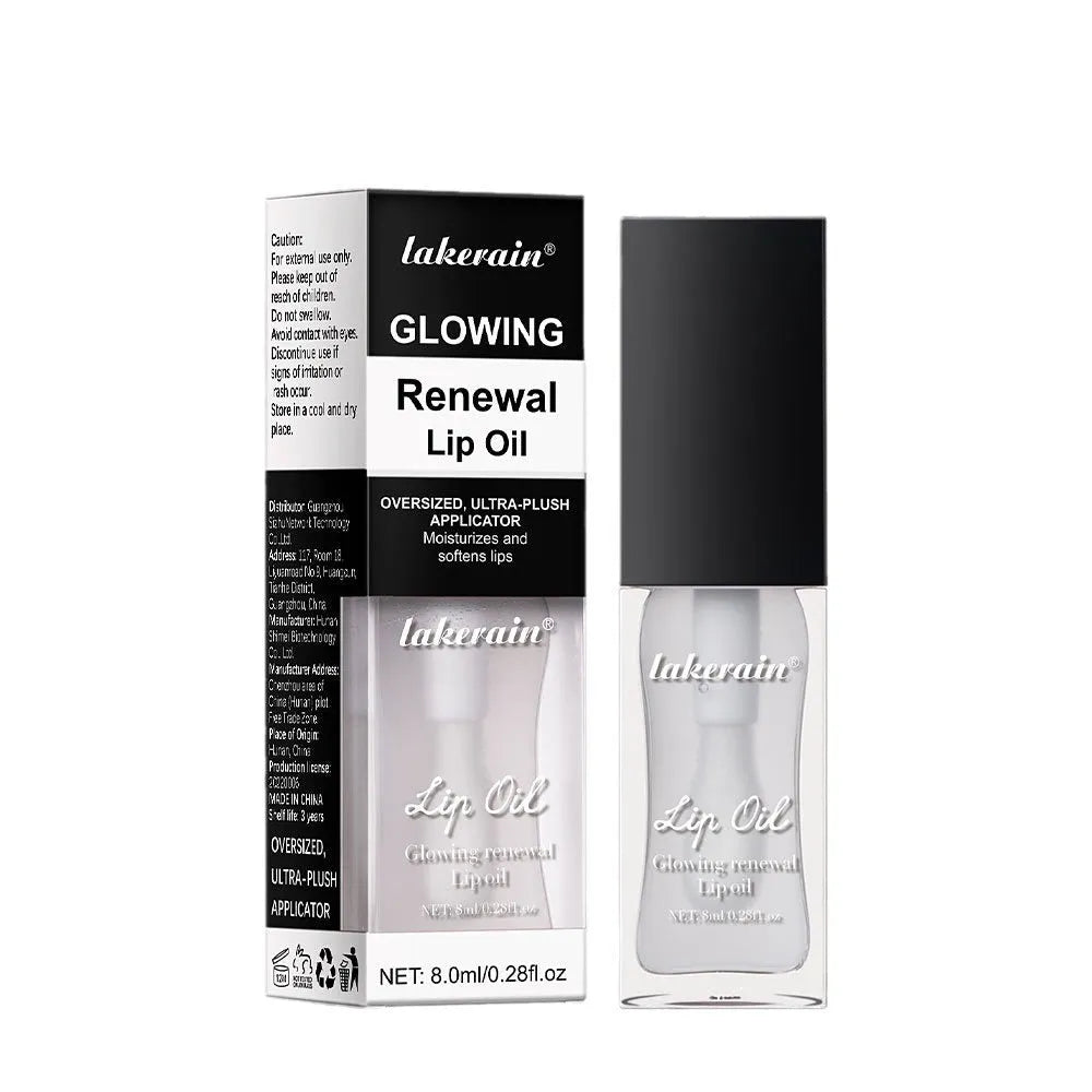 Lip gloss in seven colour variations including coral, clear, honey, jam, pink, red, and rose shades in 8ml foreign edition packaging