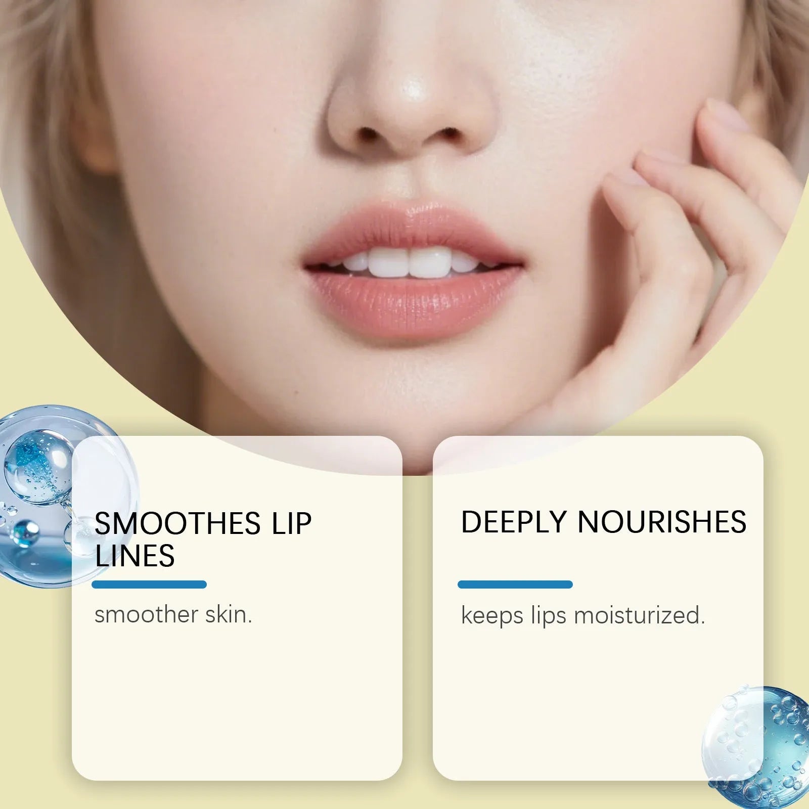 Lip Rich Moist Deep Nourishing lip sheet mask stickers 6 pairs box