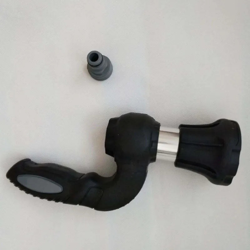 Mighty Power Hose Blaster Nozzle black with five spray settings and ergonomic handle