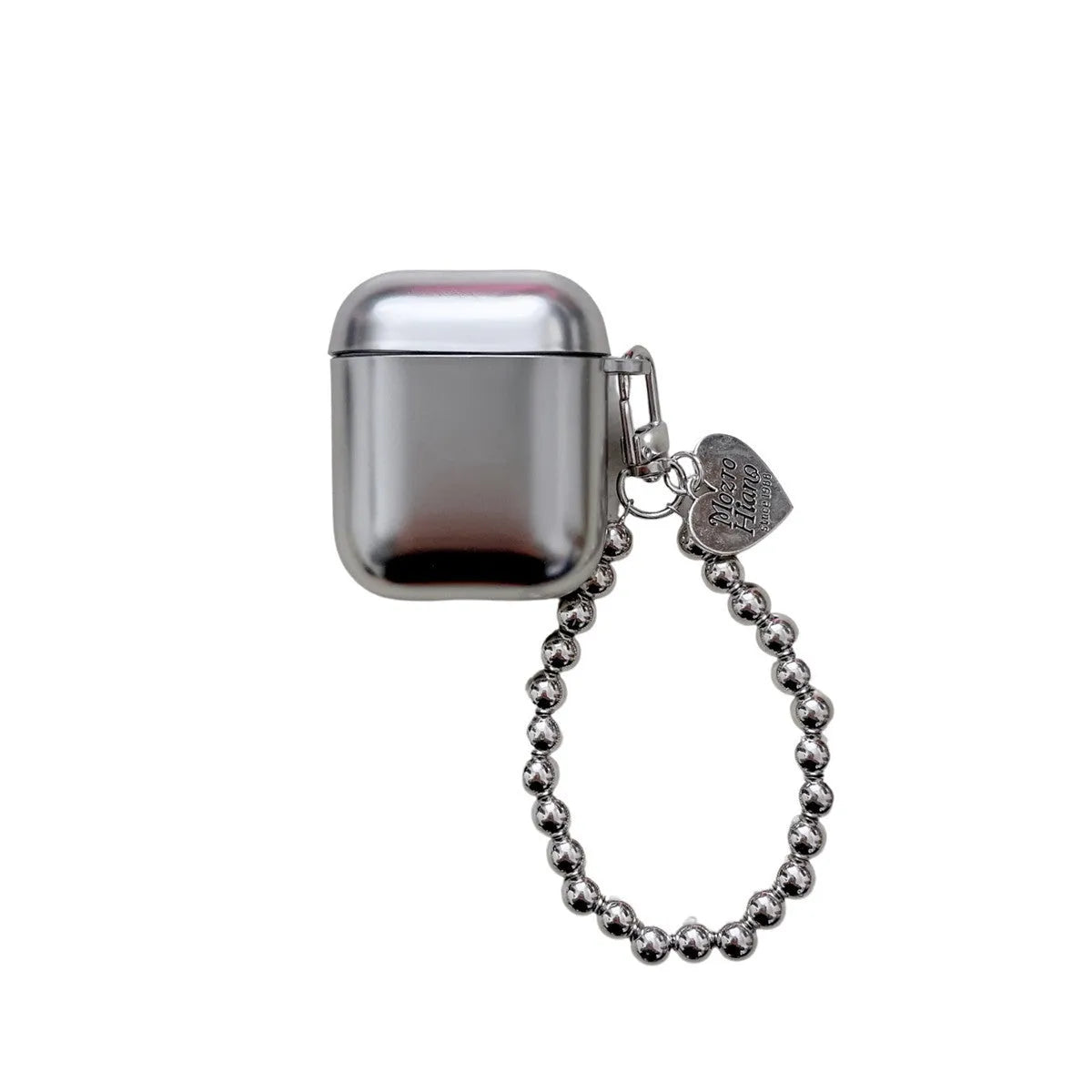 Matte electroplated hard protective case for Apple AirPods, shown on a white background.
