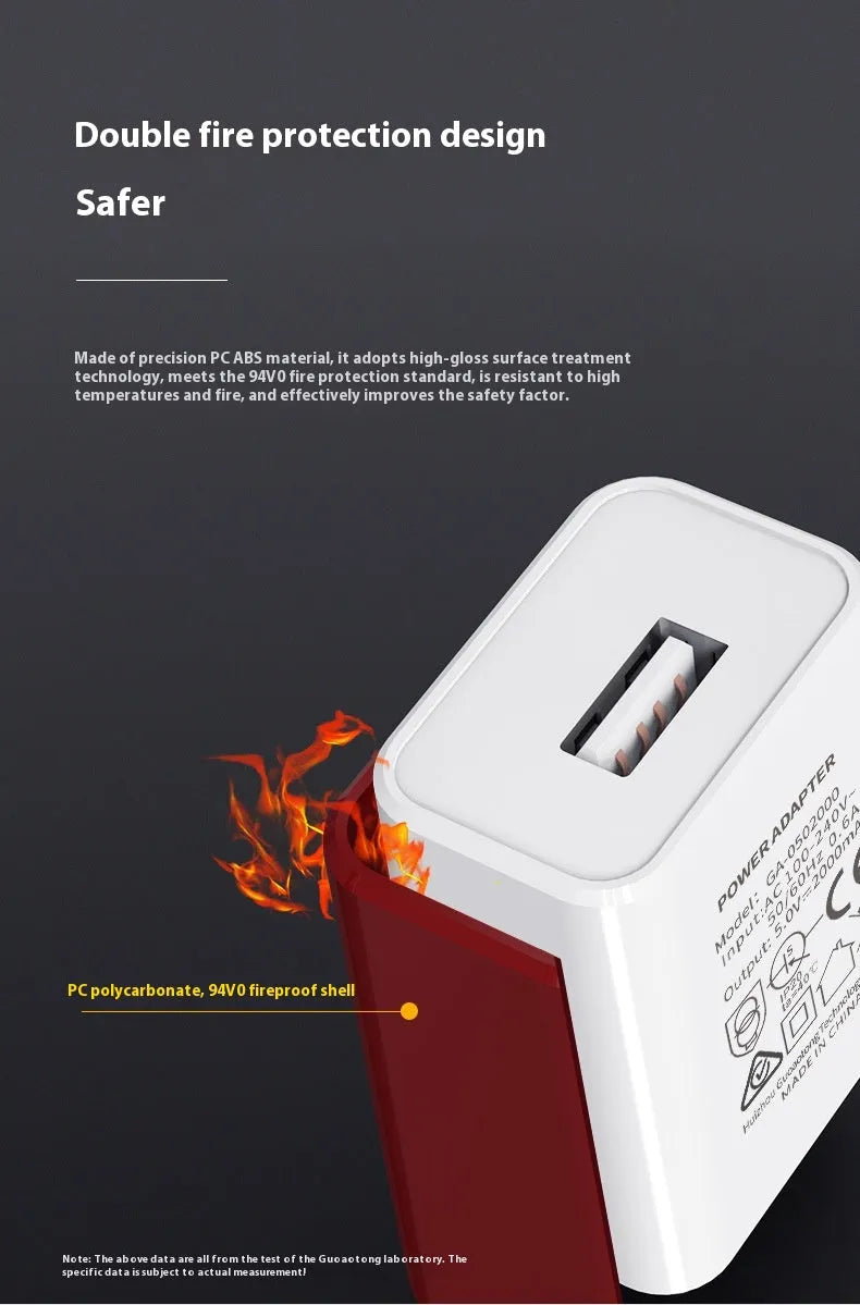 White Australian Standard USB phone charger with a single USB port and Australian plug