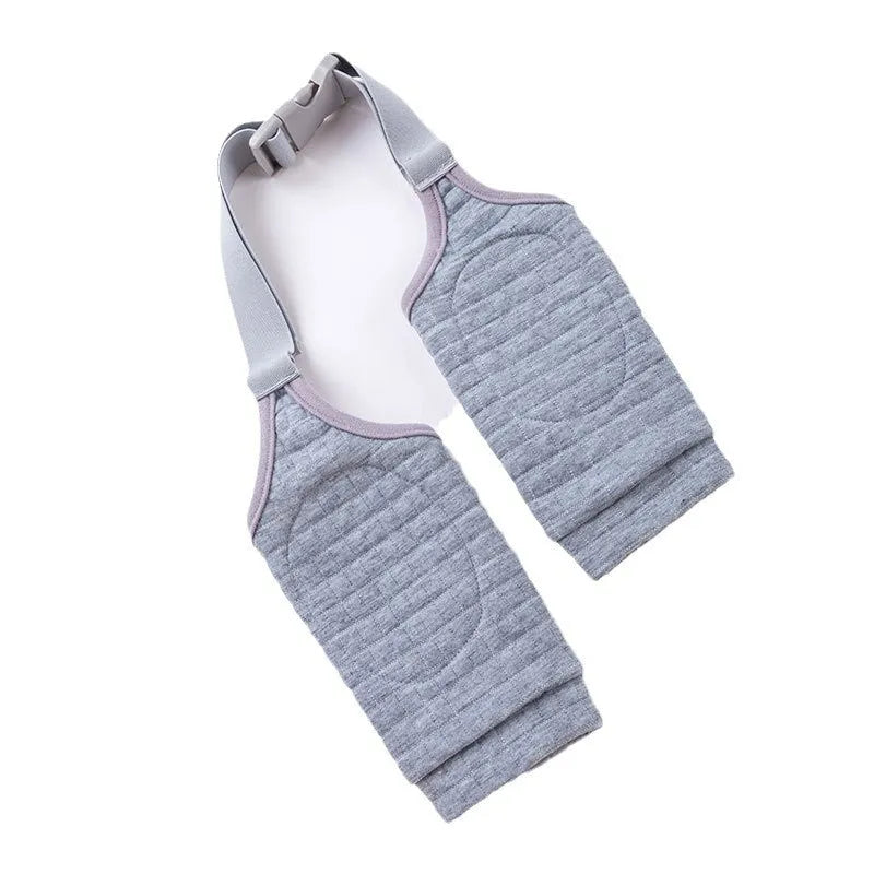 Pet knee pads in blue, gray, and yellow, polyester joint protective cover for dogs and cats, sizes L to 3XL