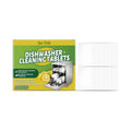 Box of 30 dishwasher cleaning sheets with citric acid formulation for limescale and odour removal