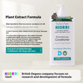 Pet shower gel deodorant set with 500ml bottles for dogs and cats