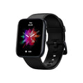 Black GPS sports smartwatch for Android with 1.78-inch screen and rubber strap