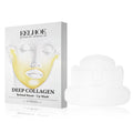 Four collagen tightening facial masks showing 23.5 x 16.8 cm dimensions