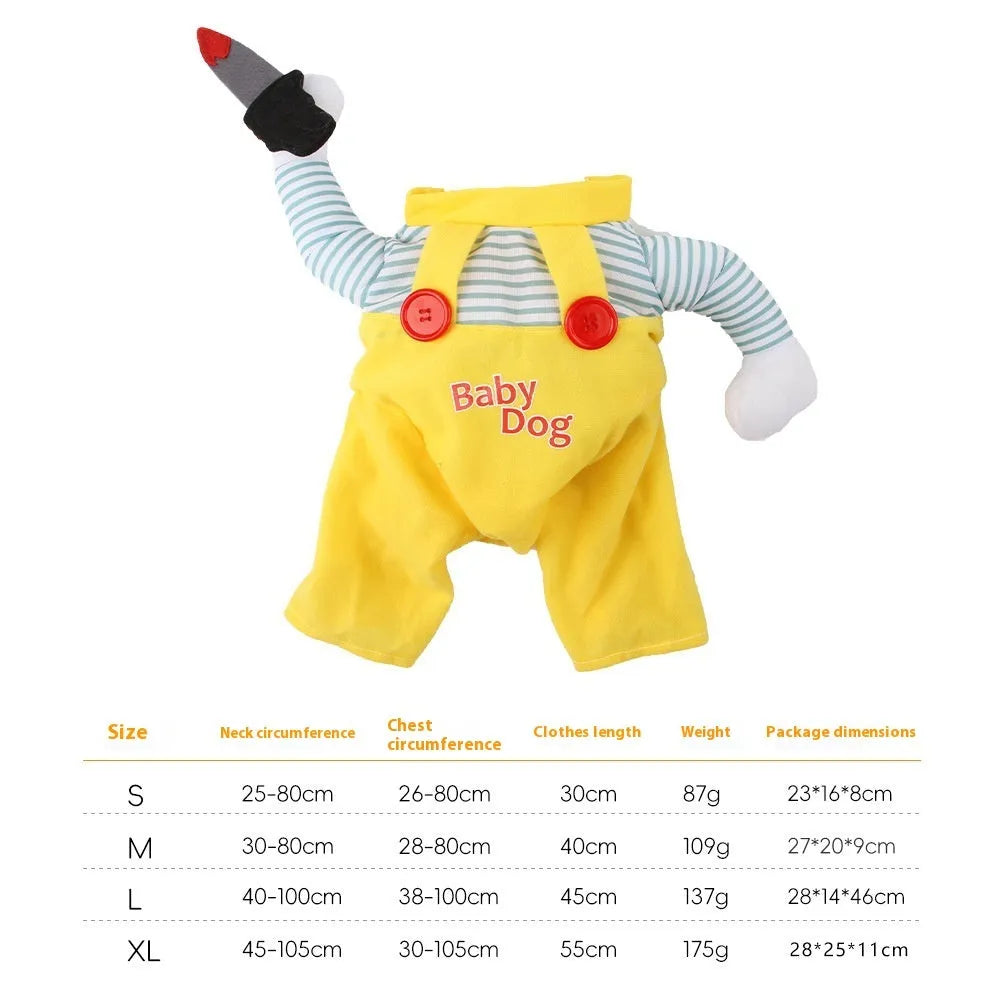 Yellow knife assassin cat costume in polyester with B02405 yellow sword colour design