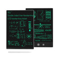 Single colour double-side LCD handwriting board 9.5 inch in white with pen on surface