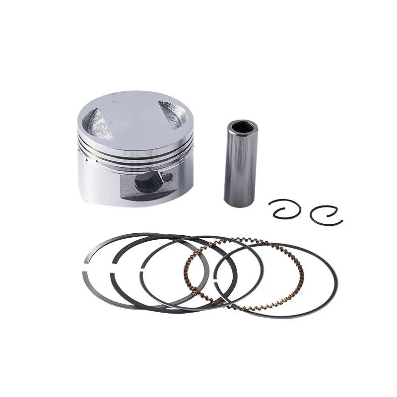 Motorcycle engine piston kit with aluminium piston for 57.4mm cylinder