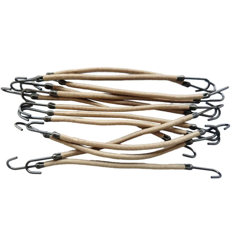 Double hook hair tool for wig making in black, dark brown, and light brown colours with hair hook accessory