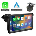 7-inch car display screen for dashboard with Wireless CarPlay and HD 1024x600 resolution
