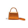 Retro horizontal square crossbody bag in PU leather with six colour options