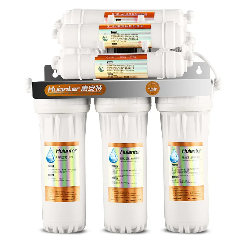 White plastic water purifier filter element for household tap water filtration