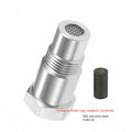 304 stainless steel oxygen sensor adapter with three-way catalyst specification for automotive exhaust modifications