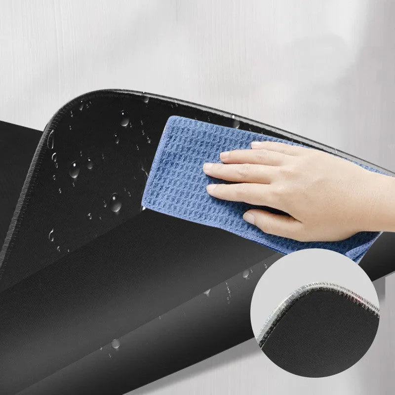 Wireless charging RGB luminous mouse pad 300x800x4mm rubber cloth construction with 10W charging and data cable
