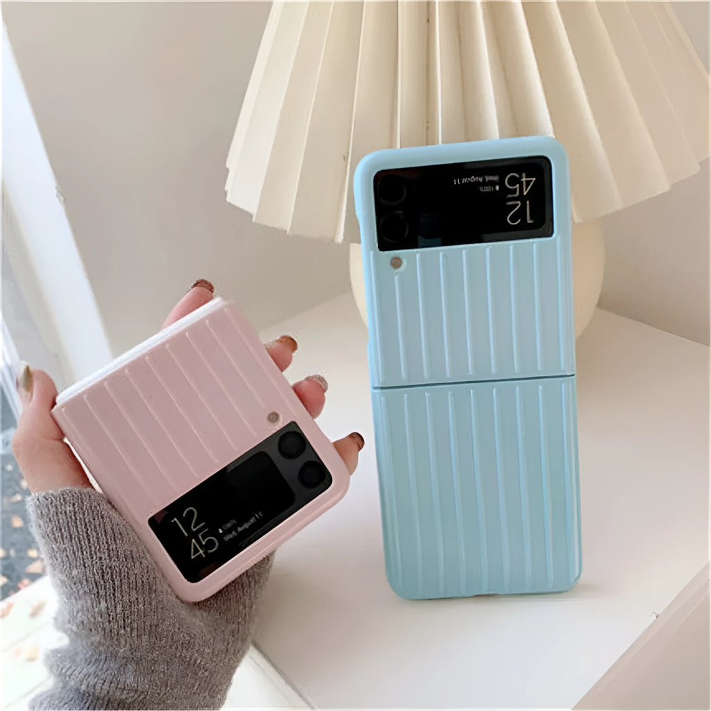 Ultra-thin flip case for Samsung Z Flip3 phone in choice of seven solid colours.