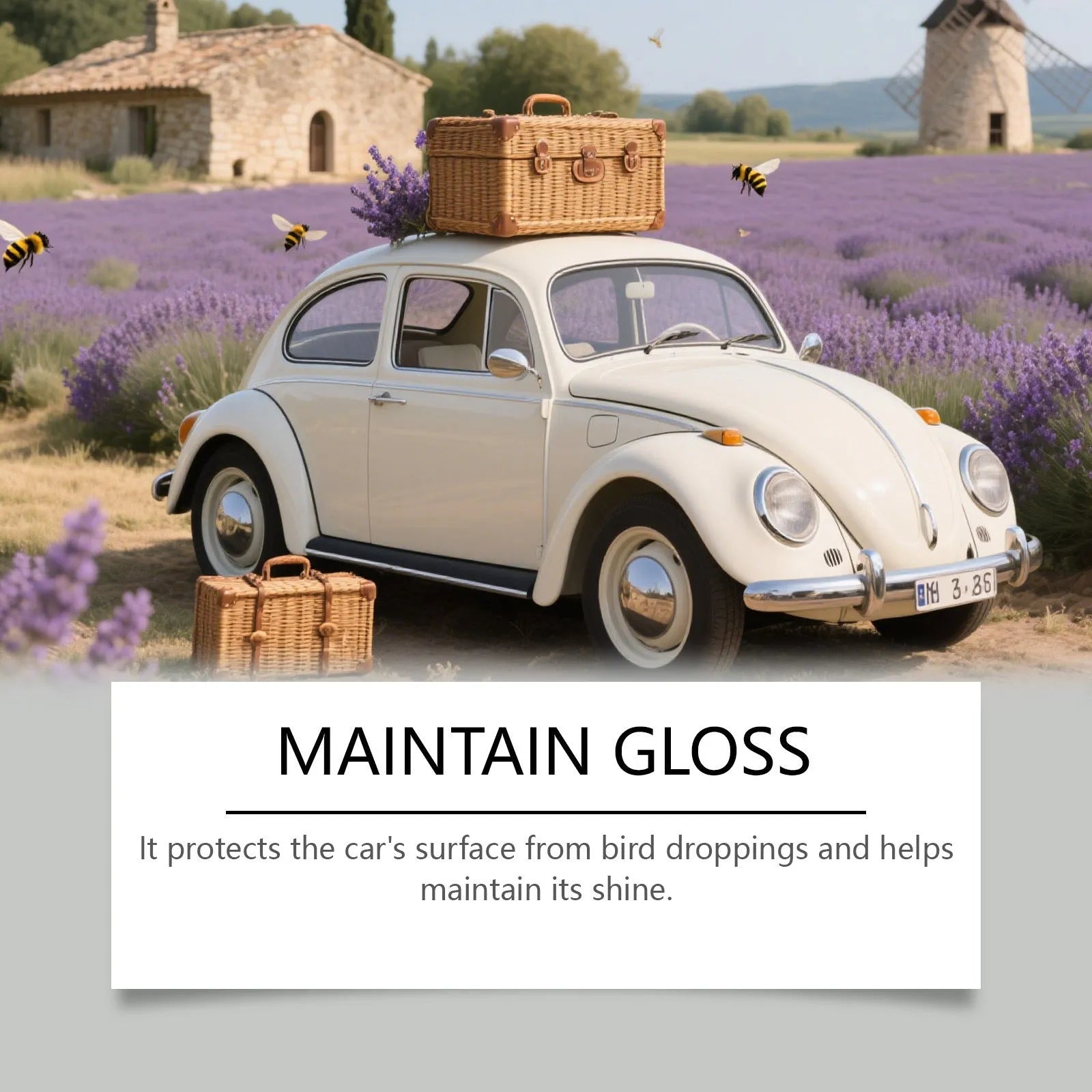 120ml bottle of liquid ceramic coating protective spray for surfaces.
