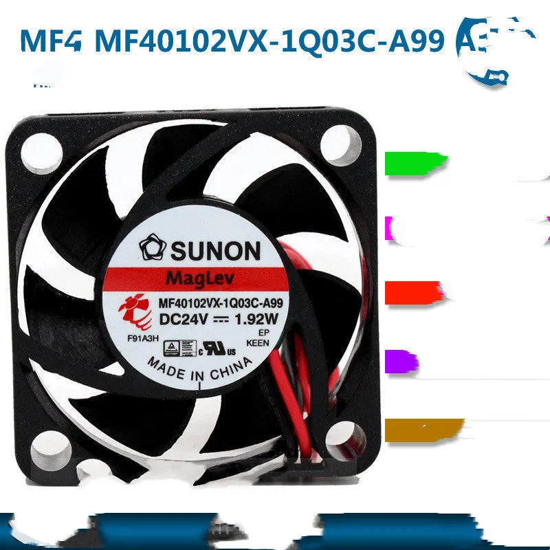 24V 4 cm DC cooling fan model MF40102VX-1Q03C-A99 large air volume fan for electronics