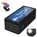 Solar wireless power bank showing multiple colour options and capacity selections