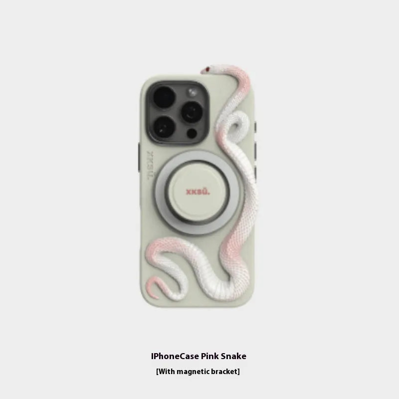 Leather mobile phone case for iPhone with full coverage protection in pink, black, or white colours