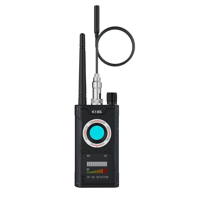 Anti-eavesdropping detector with wireless, magnetic, and camera detection, 117 x 56 x 20 mm, American or European Standard