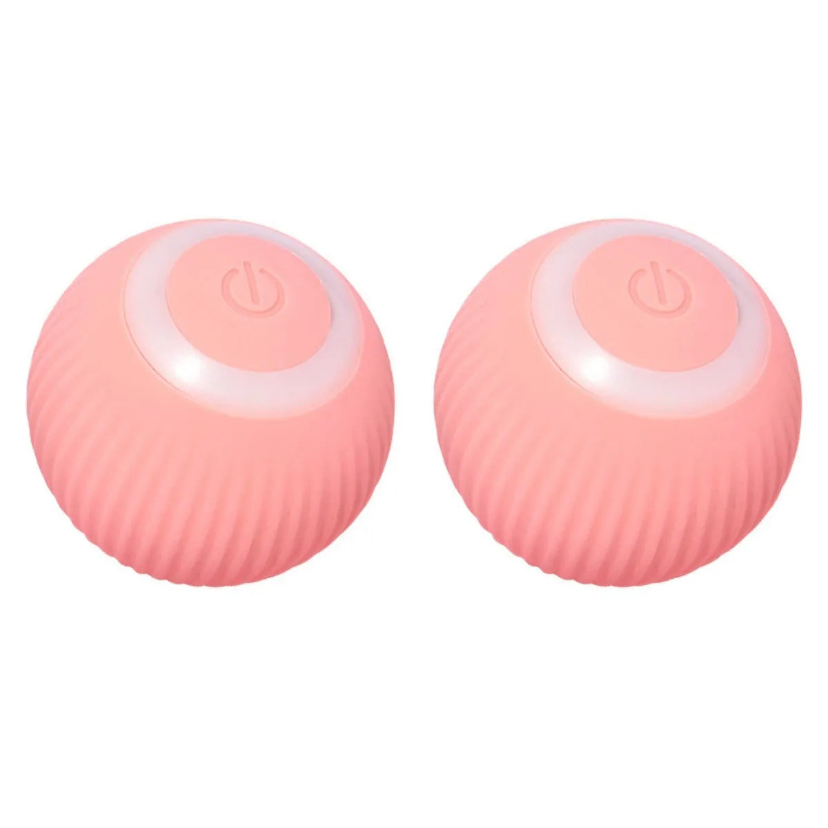 Small green plastic interactive rolling ball toy for cats with intelligent obstacle avoidance technology