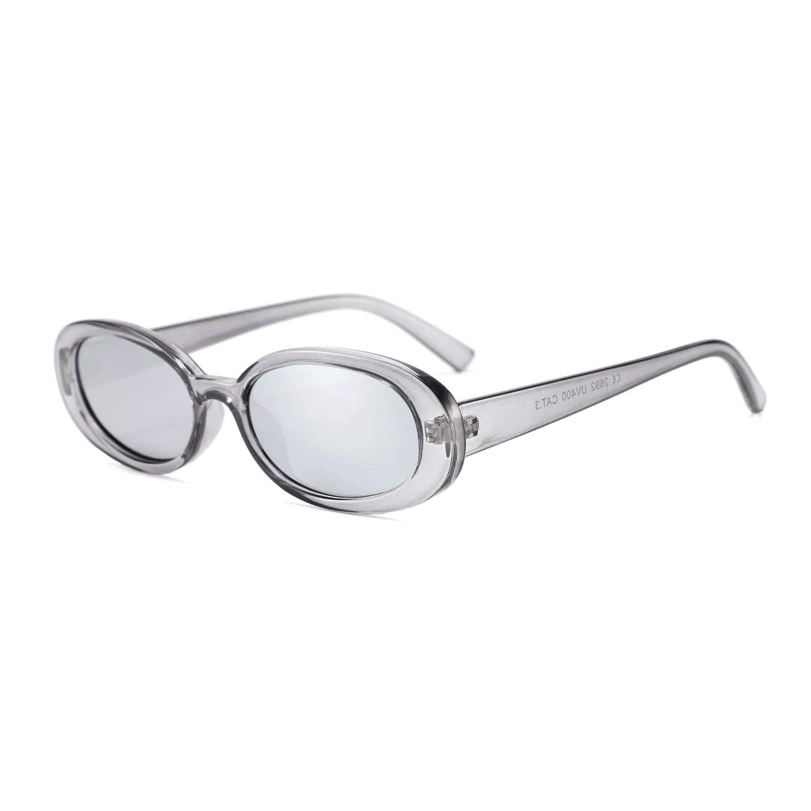 European American style small frame oval sunglasses for women with PC construction
