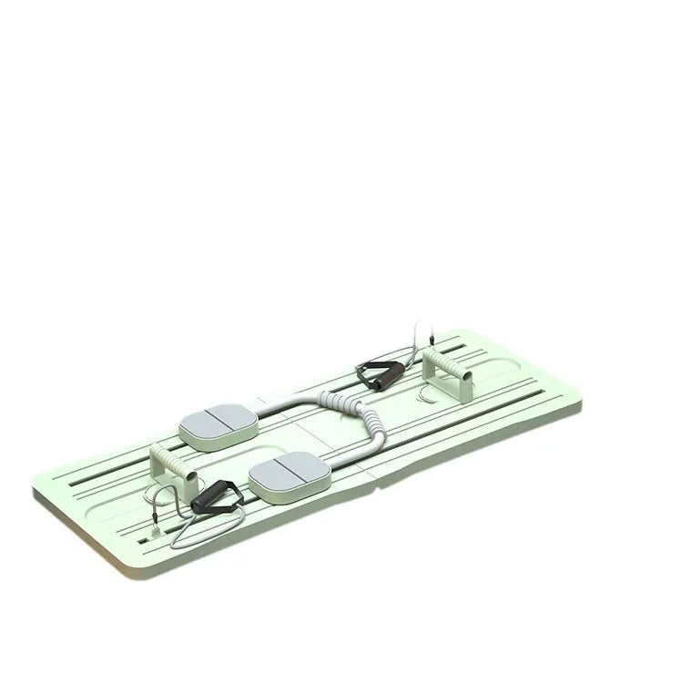 Purple foldable flat support trainer for abdominal workouts with PP plastic construction