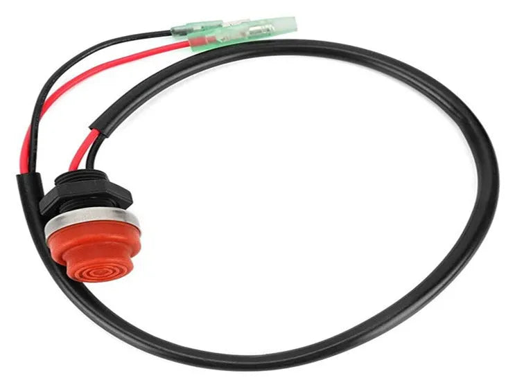 YAMAHA outboard motor engine stop switch with rope lanyard