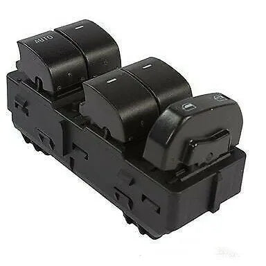 Black Ford electric window regulator switch component with part number BT4Z-14529-AA.