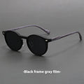 Retro frosted round rim sunglasses in multiple colour options with pattern designs