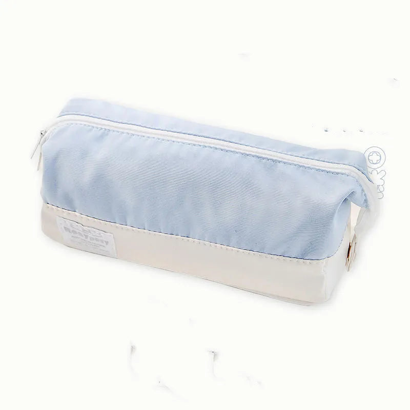 Canvas stationery box in seven ins style colours for junior high school student learning supplies
