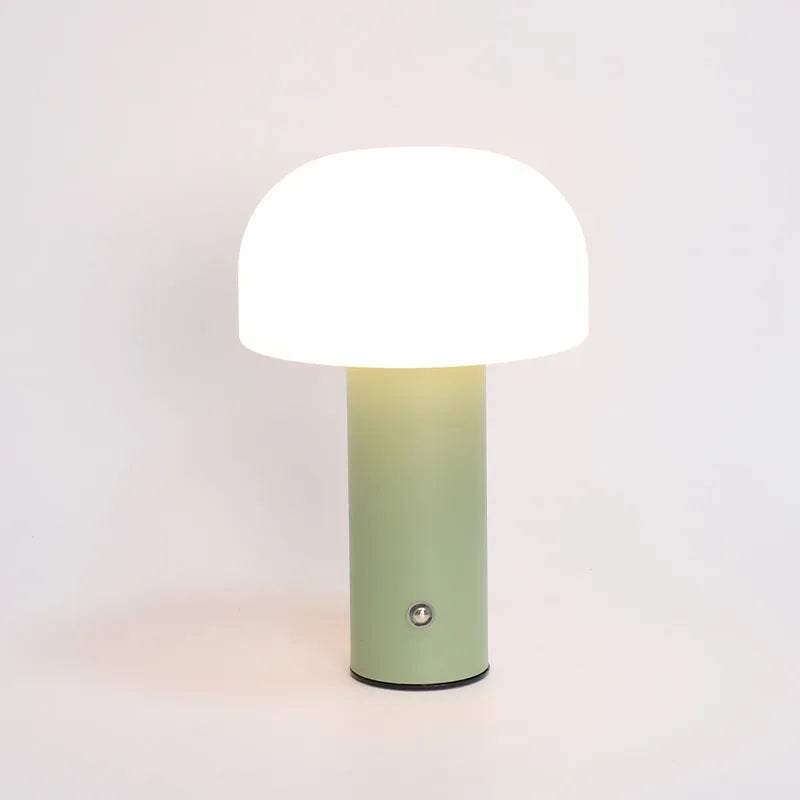 USB table lamp with dual-purpose charging and atmosphere lighting in four colour options