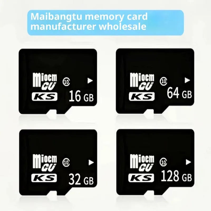 32GB C10 high-speed black TF memory card with 15x11x1mm dimensions