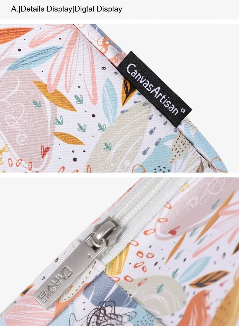 White waterproof PU leather laptop inner bag for 11 to 15 inch computers.