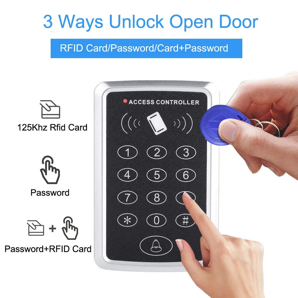 NB03 ID card access control machine with 10 card buckles for 125KHz proximity entry