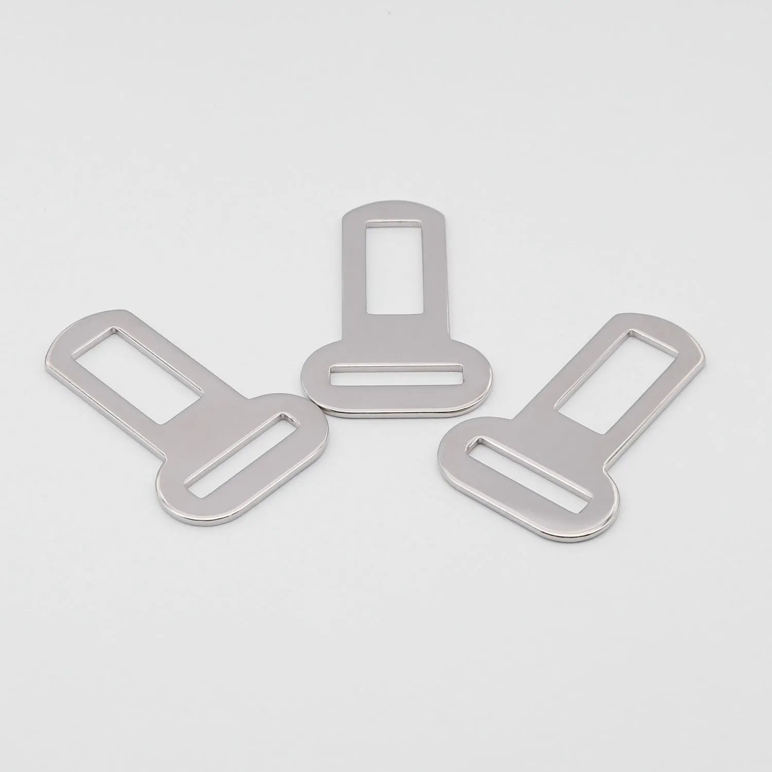 26mm silvery metal pet safety buckle for car seat belt and leash connections