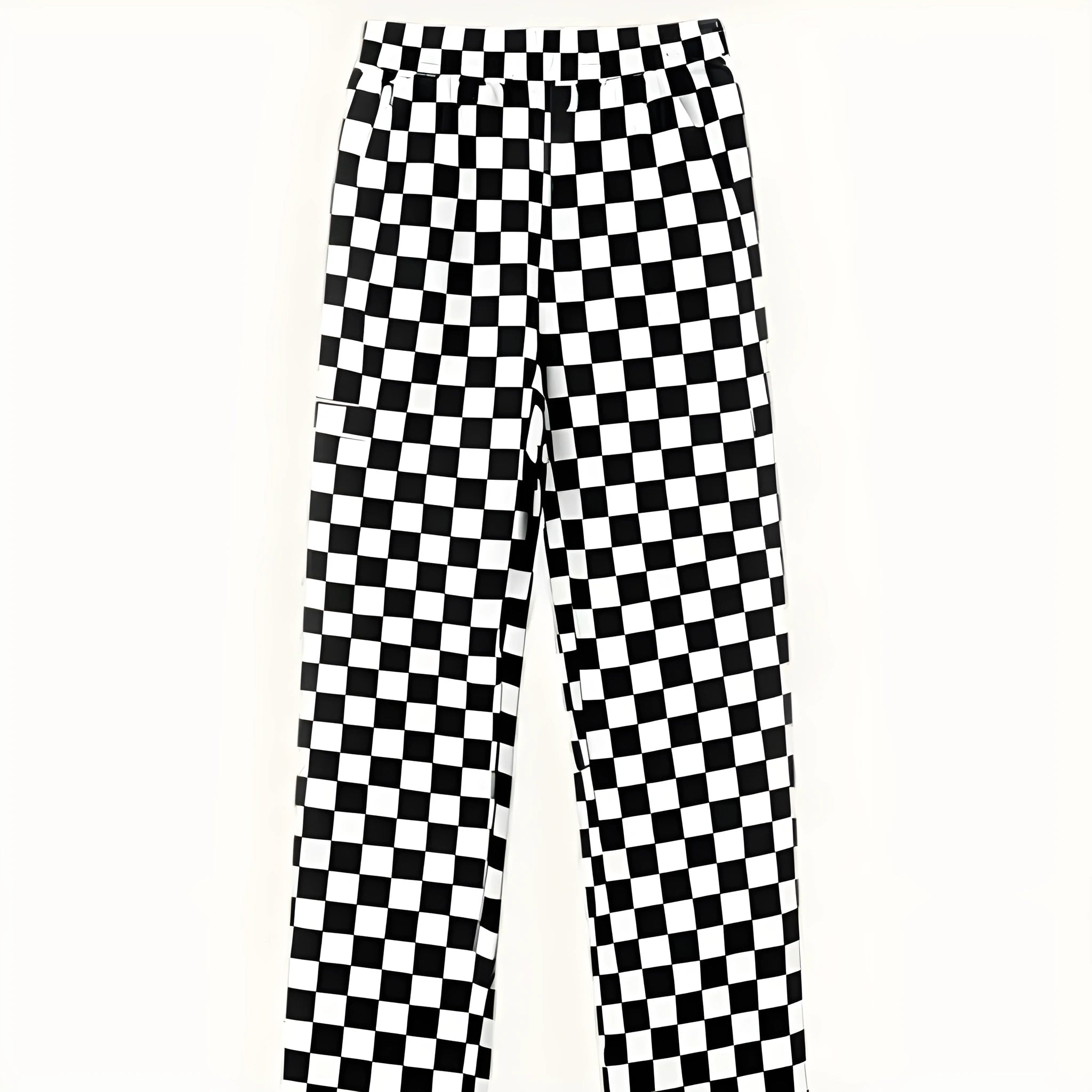 Wild Trend avant-garde polyester trousers in a single style shown on a model, available from size S to 5XL